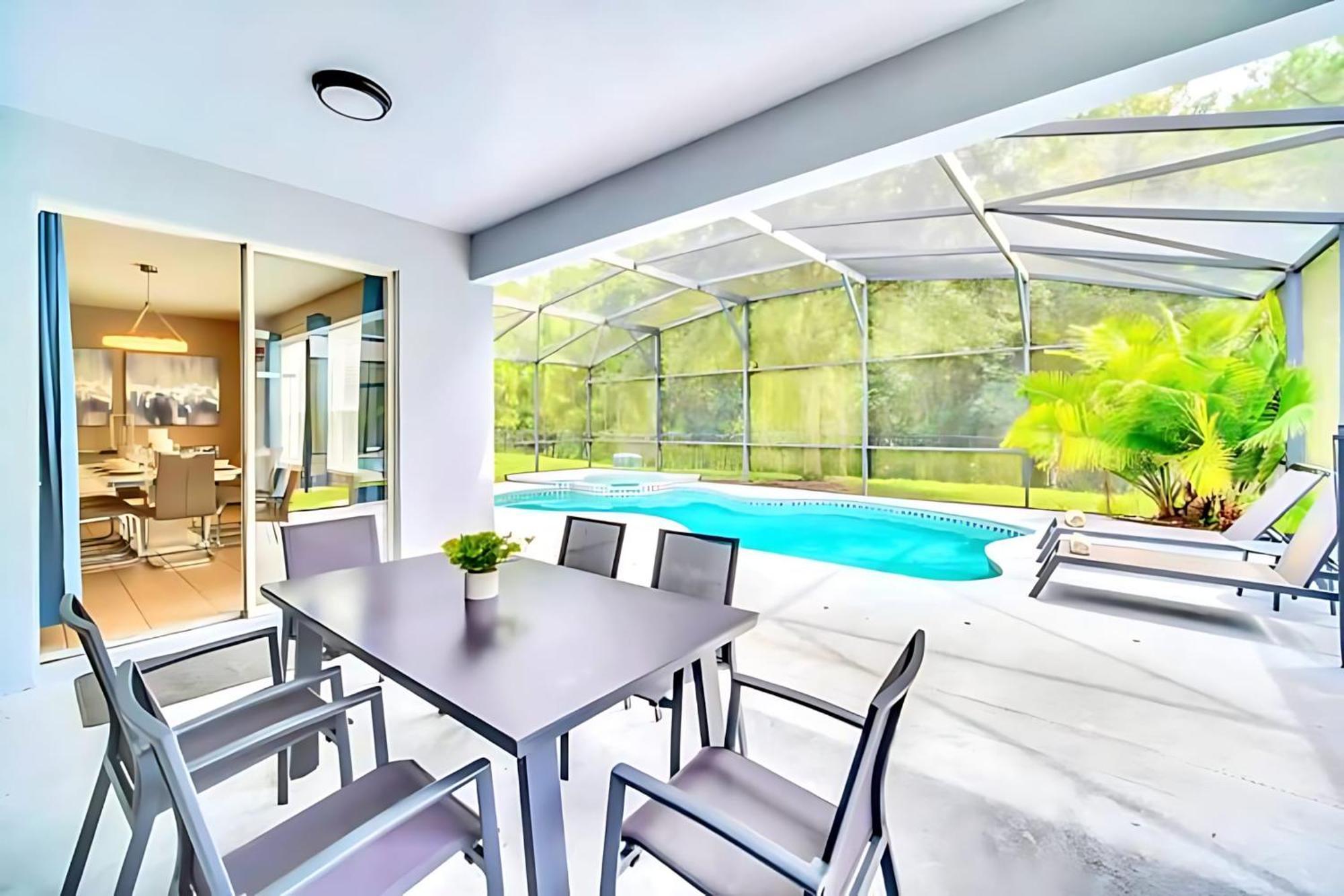6Br Resort Home Near Disney - With Private Pool Hot Tub And Games Room Kissimmee Exterior foto